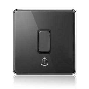 Stainless steel Switch AW-Doorbell switch-Black